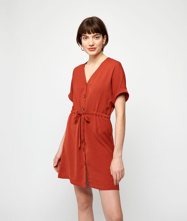 Vestido ajustado con botones Vestido ajustado con botones