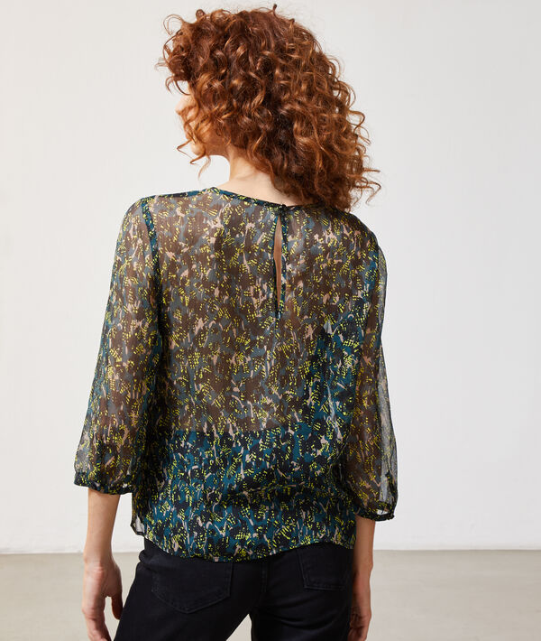 Blusa estampada multicolor Blusa estampada multicolor