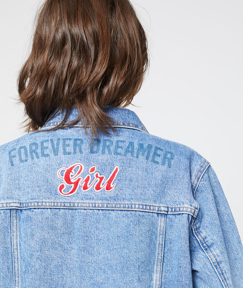 Chaqueta vaquera ‘forever dreamer’ denim.