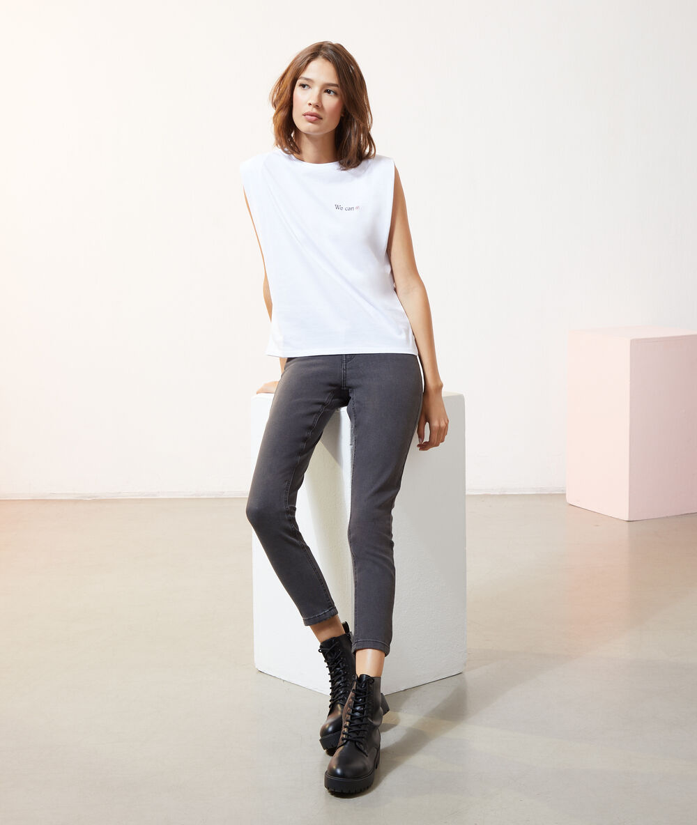 Camiseta ‘we can’ blanco.