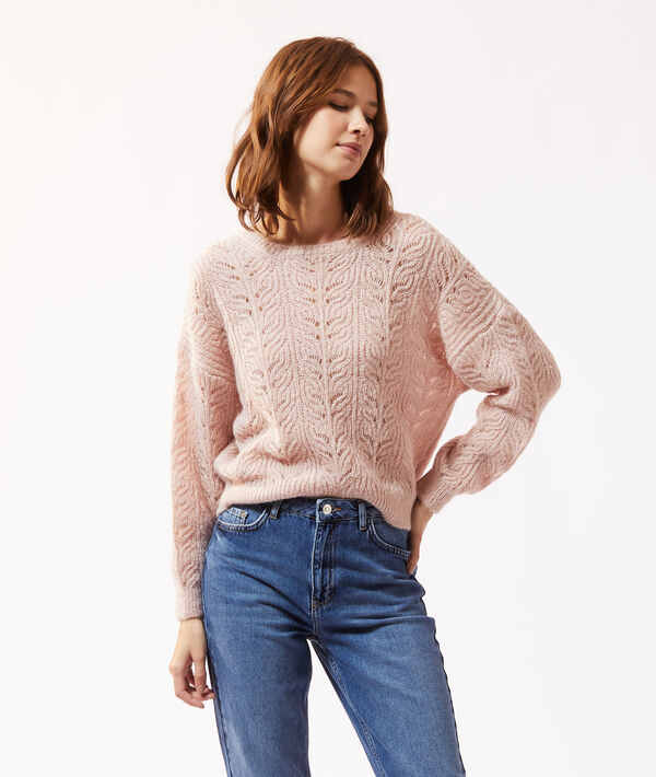 Pull maille pointelle Pull maille pointelle