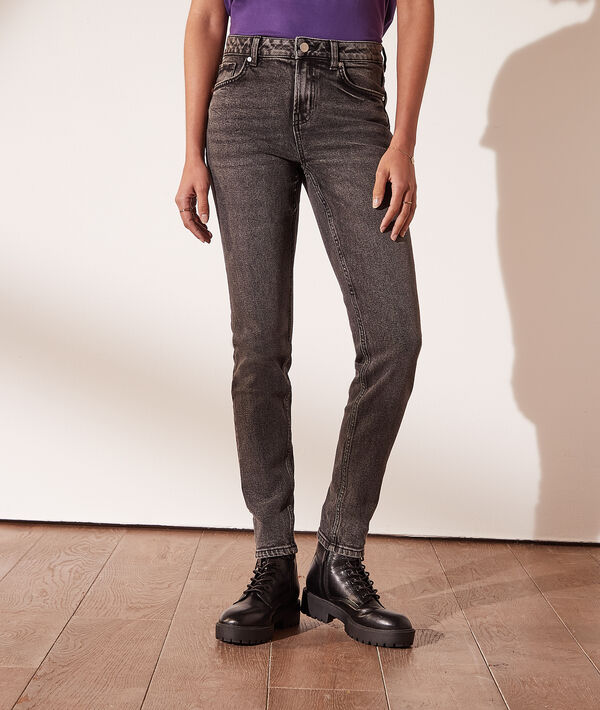 Pantalón vaquero estrecho, efecto desteñido Pantalón vaquero estrecho, efecto desteñido