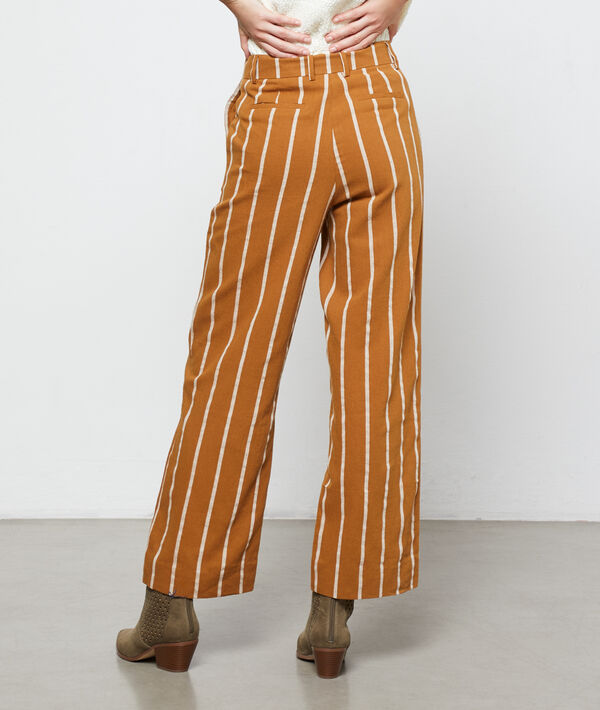 Pantalón ancho a rayas Pantalón ancho a rayas
