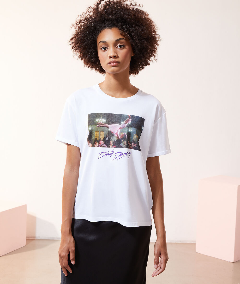 Camiseta 'dirty dancing' blanco.
