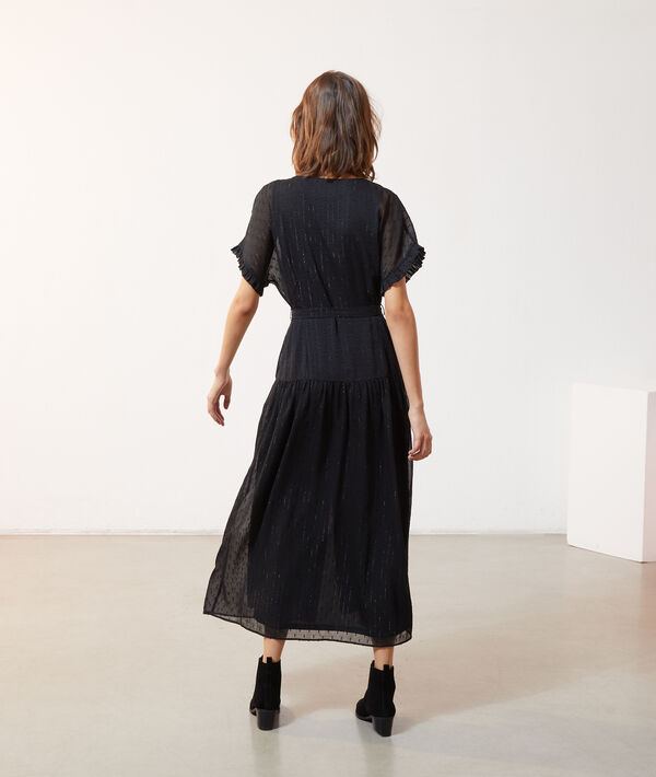 Vestido largo tul plumeti Vestido largo tul plumeti