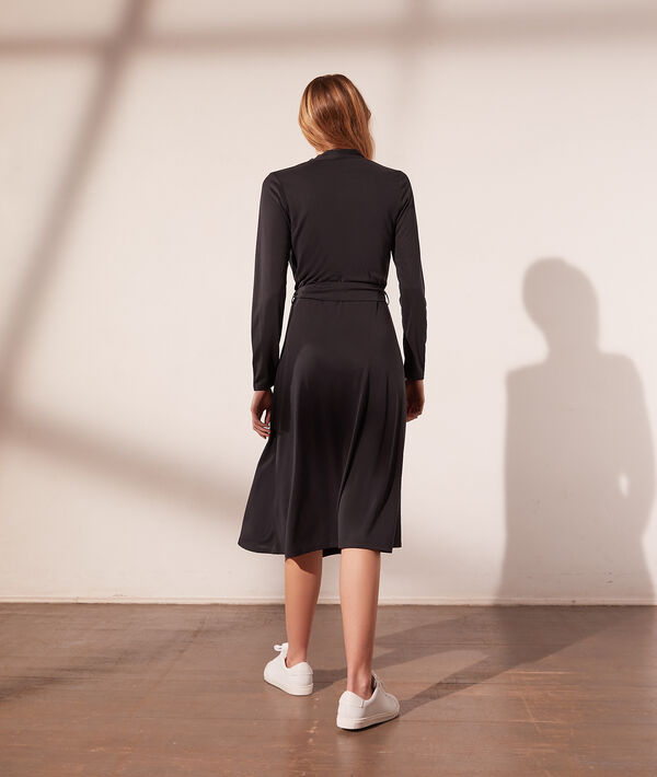 Vestido vaporoso, anudado lateral Vestido vaporoso, anudado lateral