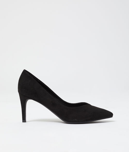 Zapato de tacón efecto ante Zapato de tacón efecto ante