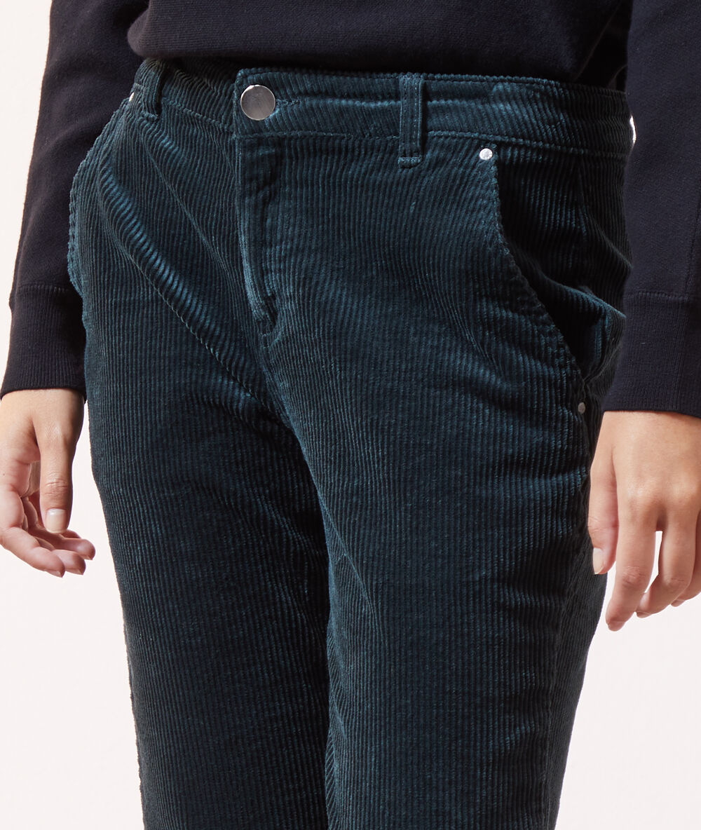 Pantalones de pana aterciopelados sapin.