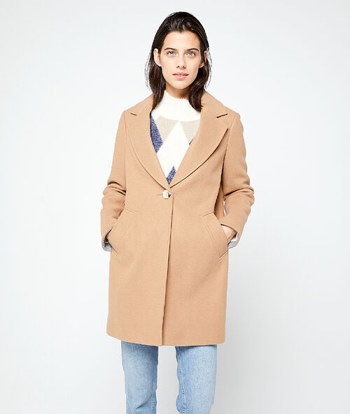 Abrigo masculino c.camel.
