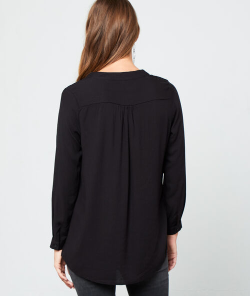 Blusa cuello en V Blusa cuello en V