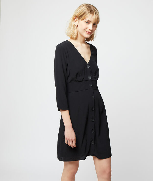 Vestido vaporoso abotonado Vestido vaporoso abotonado