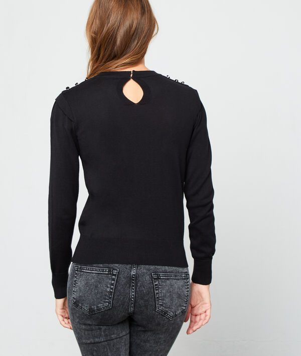 Camiseta escotada efecto transparente Camiseta escotada efecto transparente