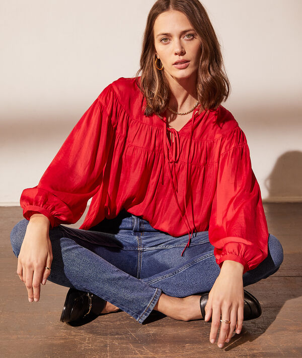Blusa mangas abullonadas Blusa mangas abullonadas