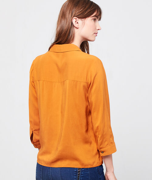 Camisa con botones efecto ámbar Camisa con botones efecto ámbar