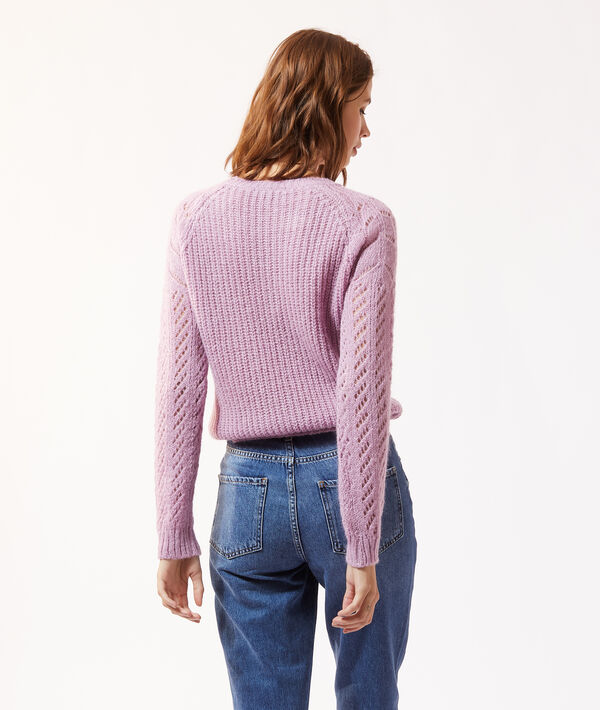 Pull maille pointelle Pull maille pointelle
