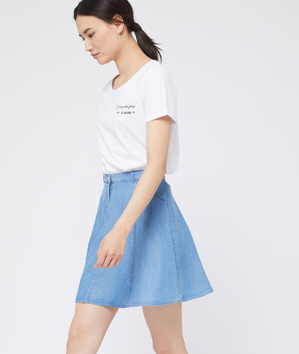 Falda de patinadora de Tencel Falda de patinadora de Tencel