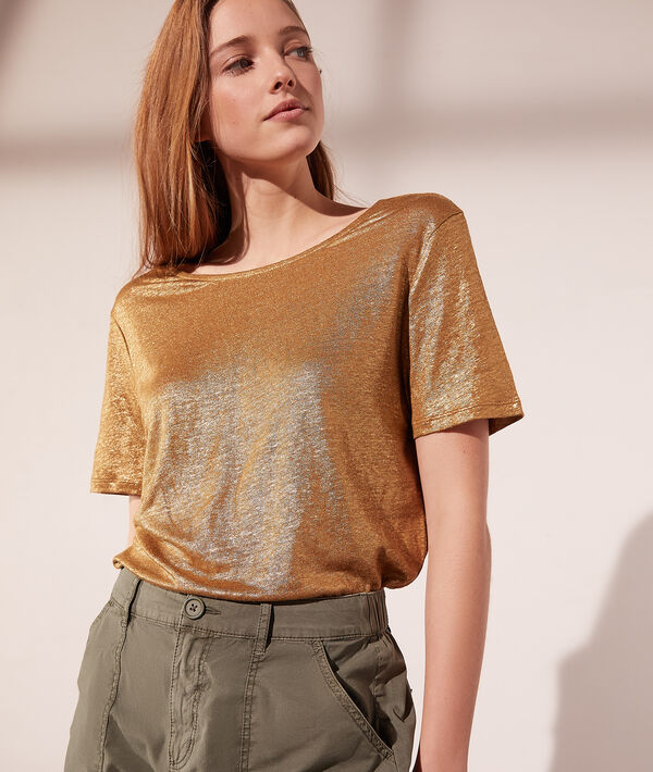 Camiseta irisada de lino Camiseta irisada de lino