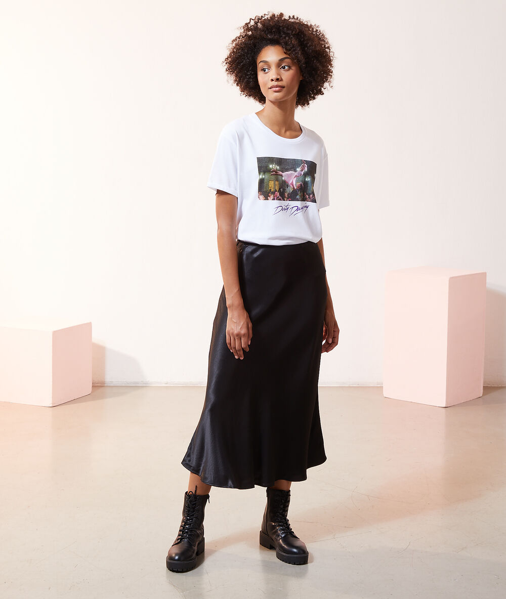Camiseta 'dirty dancing' blanco.