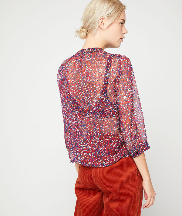 Blusa transparente de plumetis Blusa transparente de plumetis