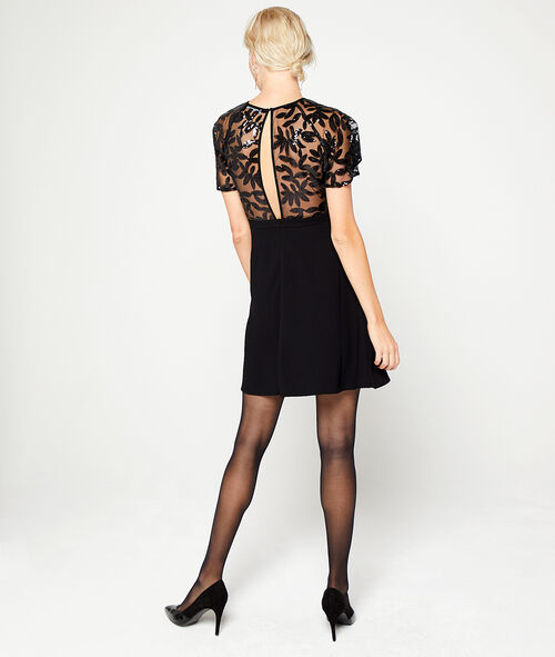 Vestido espalda abierta con lentejuelas Vestido espalda abierta con lentejuelas