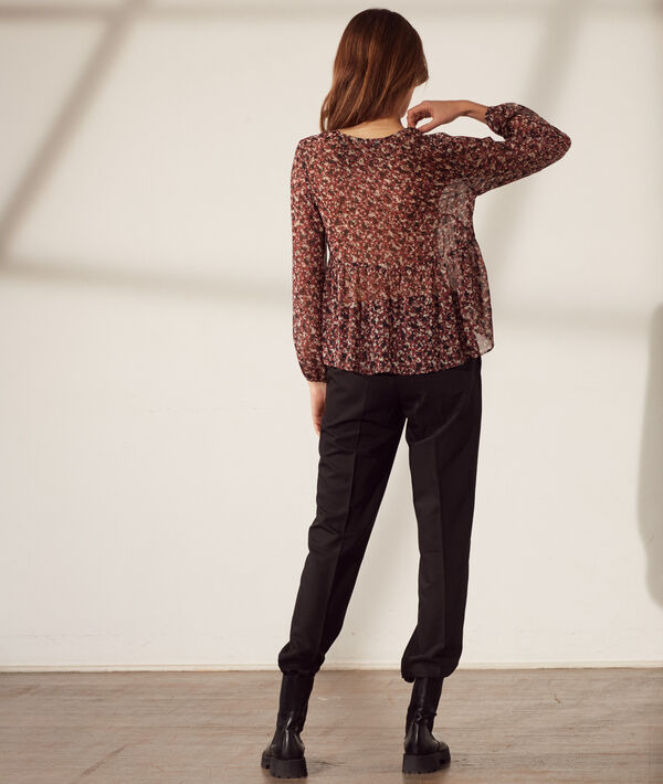 Blouse fluide imprimé fleuri Blouse fluide imprimé fleuri