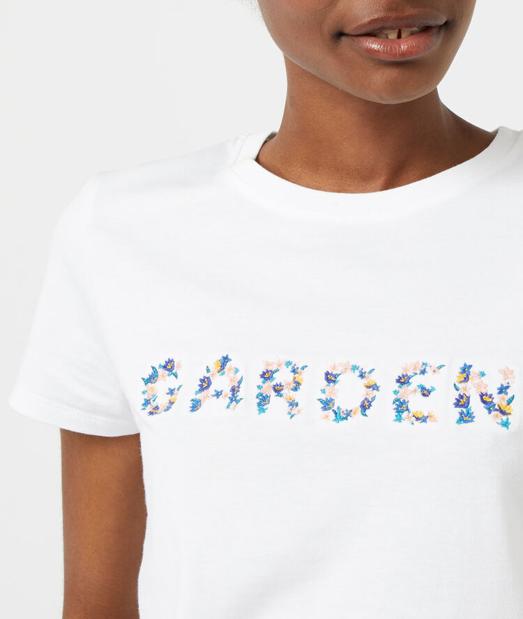 Camiseta ‘garden’ blanco.