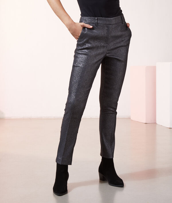 Pantalon cigarette pailleté Pantalon cigarette pailleté