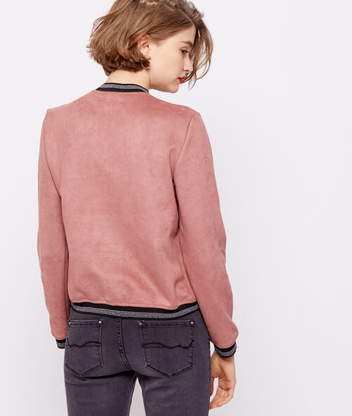 Bomber con botones efecto ante Bomber con botones efecto ante