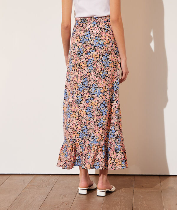 Falda larga estampado floral Falda larga estampado floral