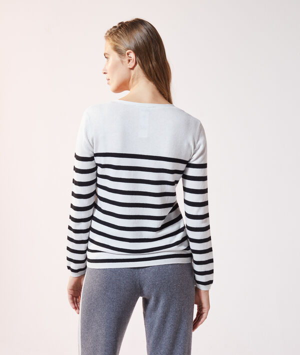Jersey marinero, escote con lazada Jersey marinero, escote con lazada