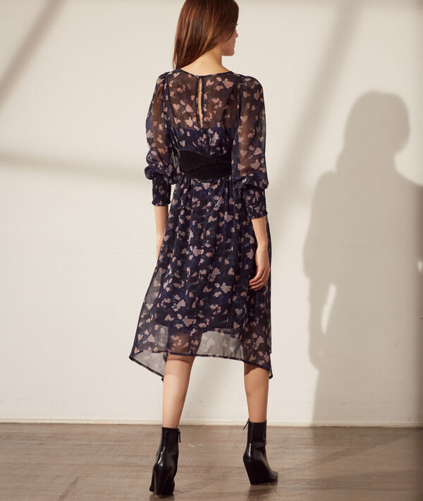 Vestido midi estampado floral Vestido midi estampado floral