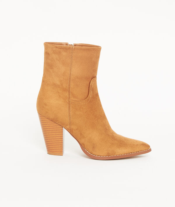 Botines de talón efecto ante Botines de talón efecto ante