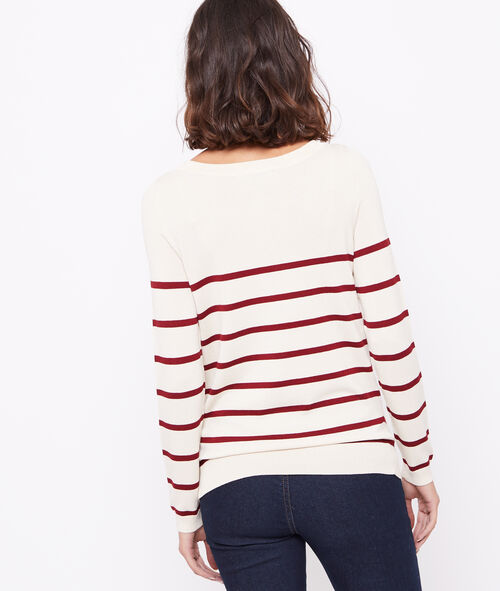 Jersey marinero cuello redondo Jersey marinero cuello redondo