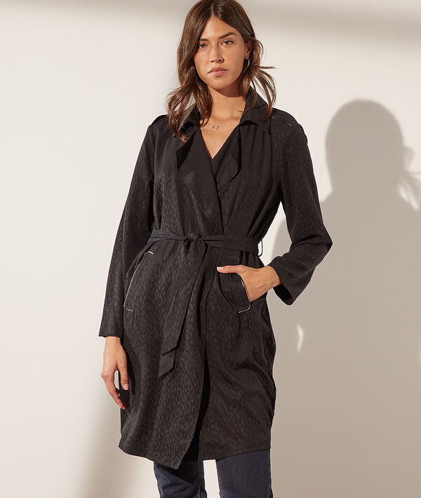 Trench estampado leopardo Trench estampado leopardo