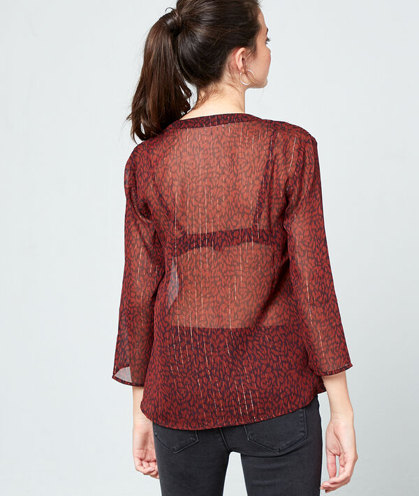 Blusa efecto transparente Blusa efecto transparente