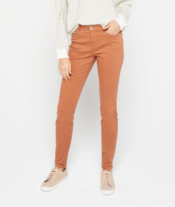 Pantalón ajustado de algodón Pantalón ajustado de algodón