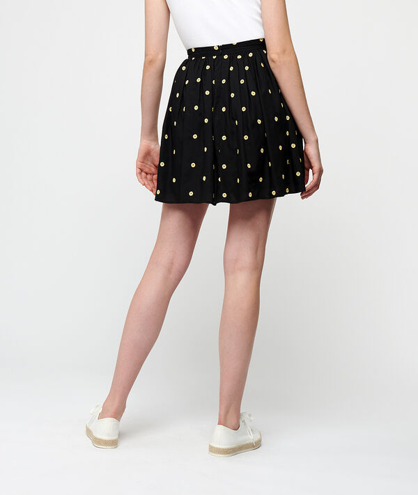 Falda patinadora estampado topos Falda patinadora estampado topos