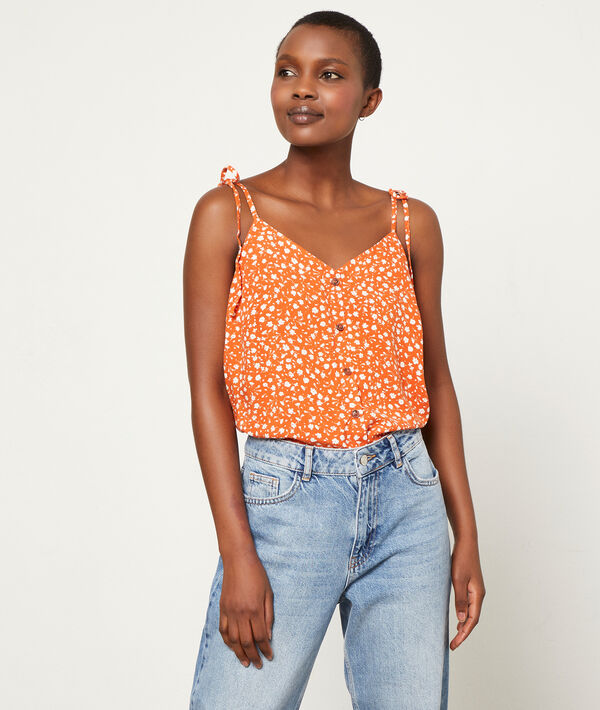 Top tirantes estampado floral Top tirantes estampado floral