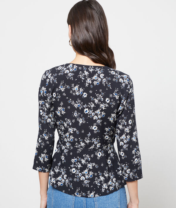Blusa cruzada anudada Blusa cruzada anudada