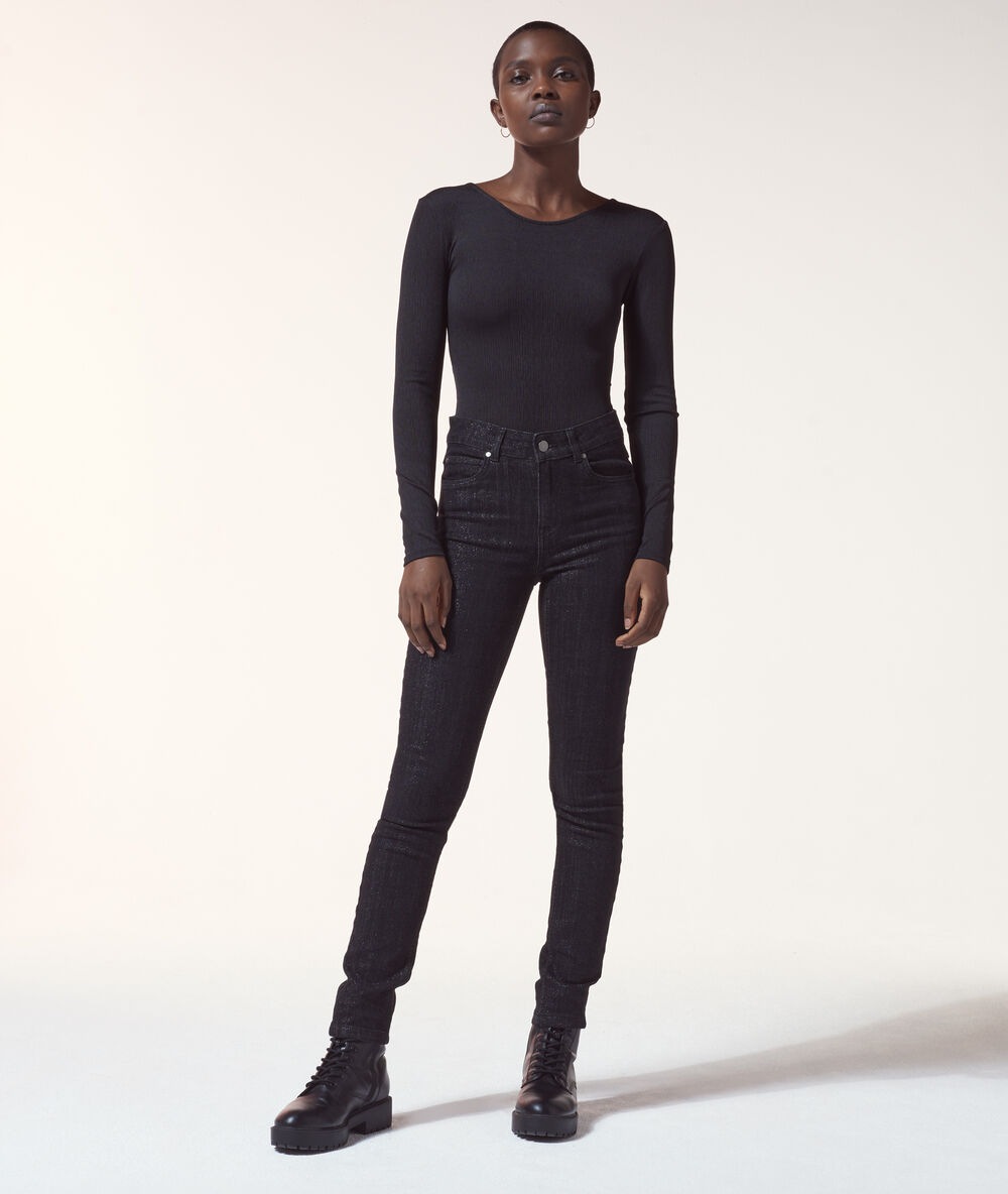Body dos ouvert noir.