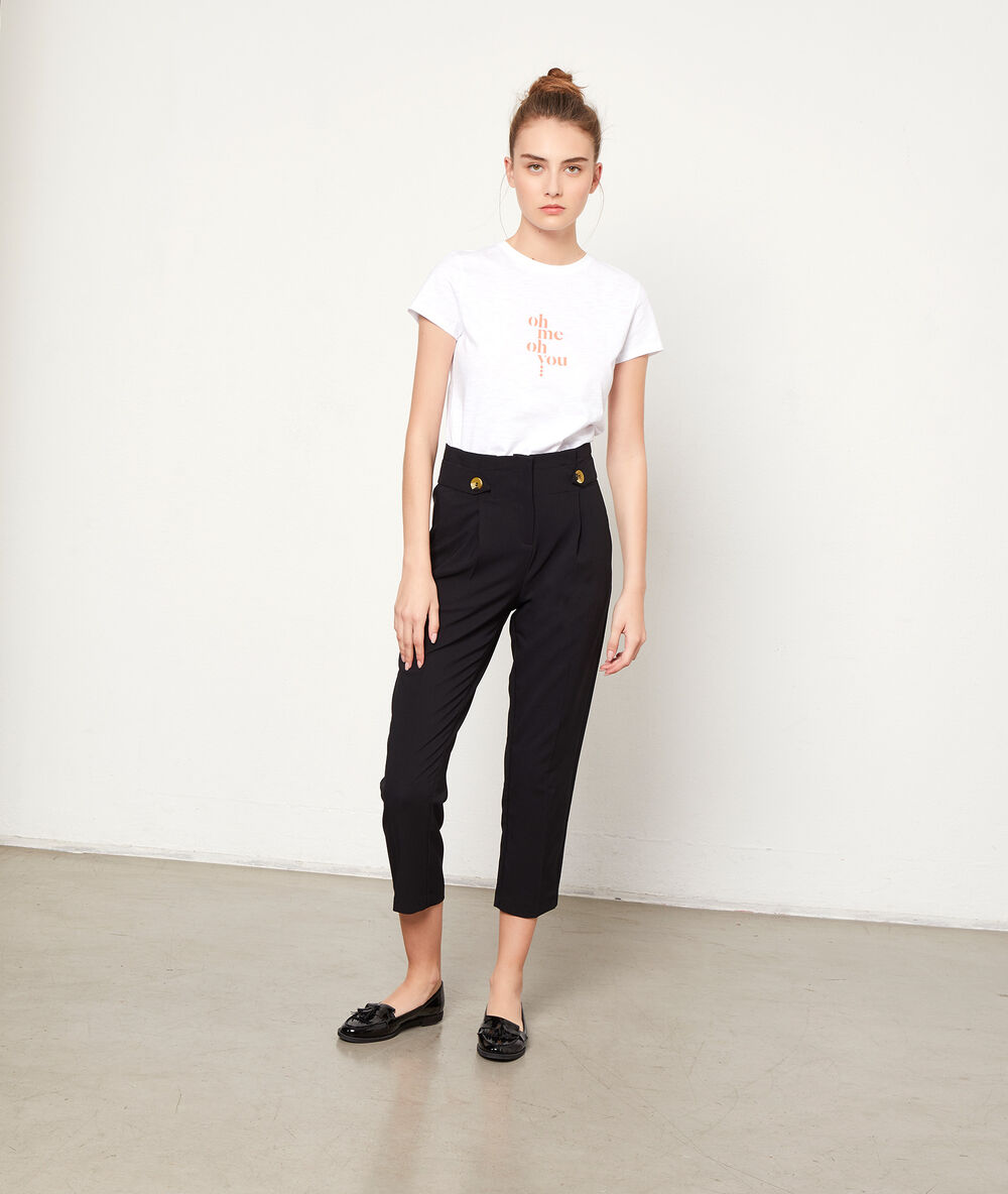 Camiseta 'oh me oh you' blanco.