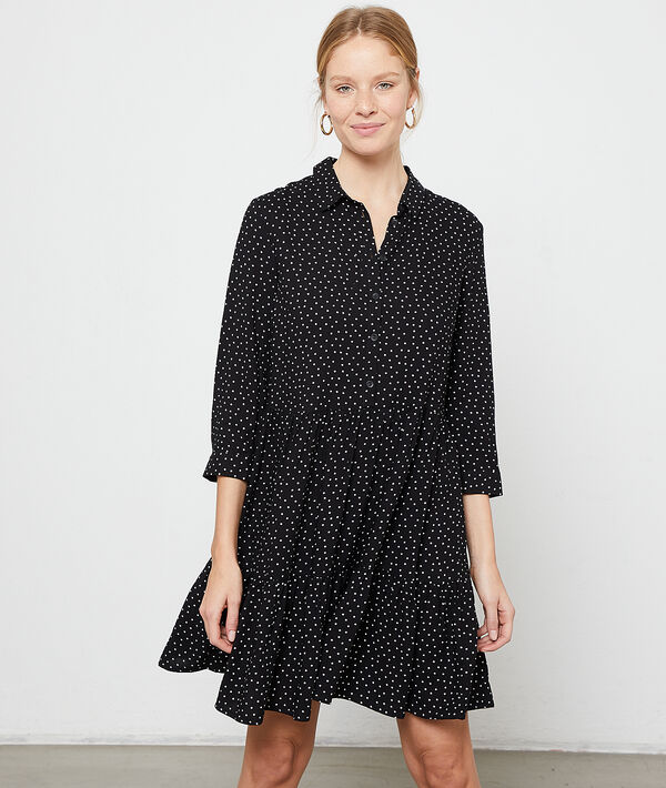 Vestido camisero de lunares Vestido camisero de lunares