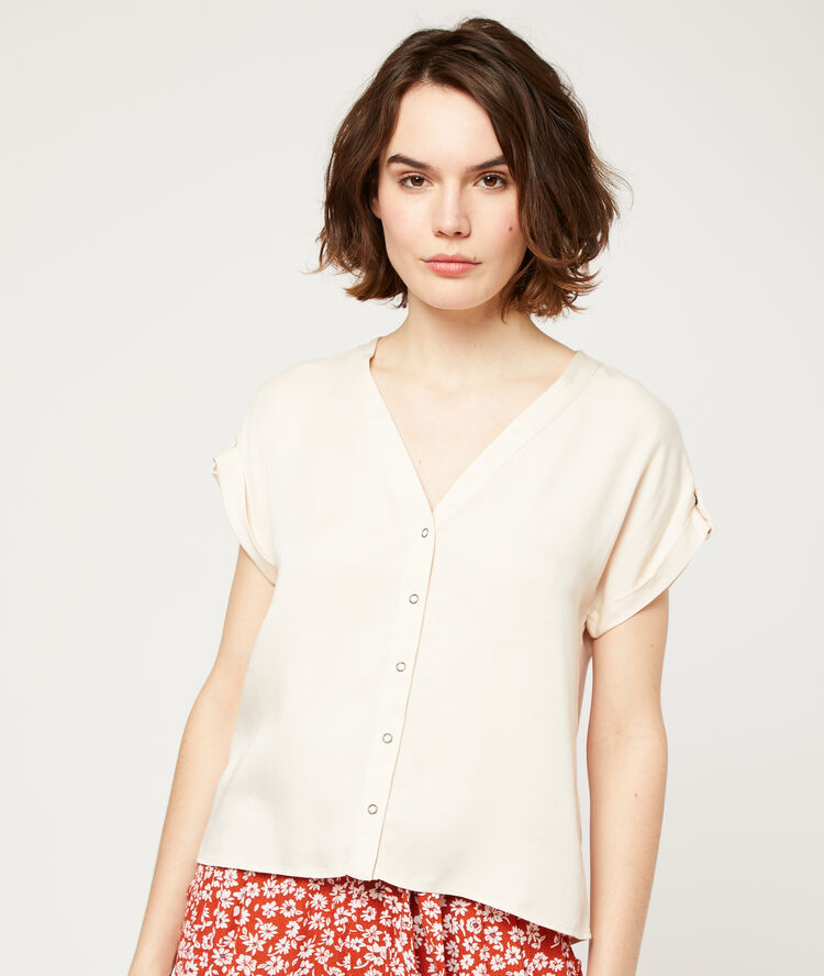 Blusa lisa c.beige.