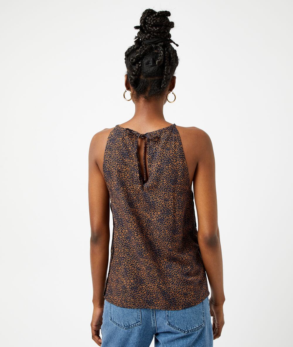 Top estampado sabana.