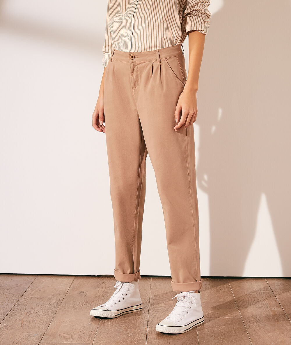 Pantalón chino c.camel.