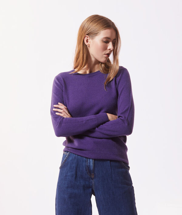 Jersey cachemira, cuello redondo Jersey cachemira, cuello redondo