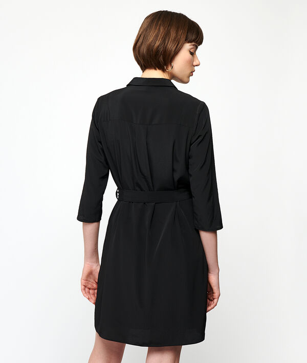 Vestido camisero anudado Vestido camisero anudado