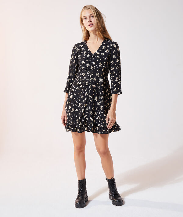Vestido corto estampado floral Vestido corto estampado floral