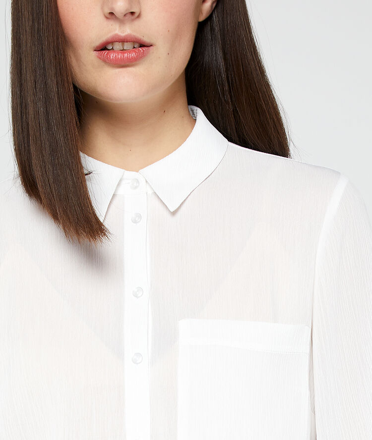 Camisa lisa crudo.