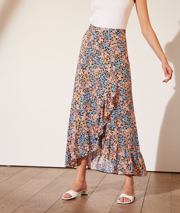 Falda larga estampado floral Falda larga estampado floral